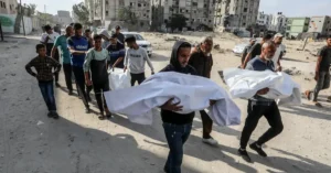 44 شهيدا منذ فجر اليوم جراء عدوان الاحتلال على غزة